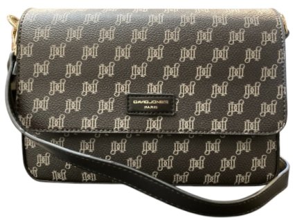 David Jones sportovně-elegantní crossbody taška černá