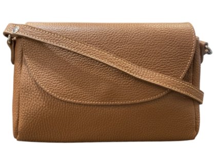 Vera Pelle dámská crossbody kožená koňaková