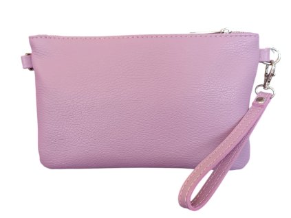 Vera Pelle kožená malá crossbody  tmavě fialová