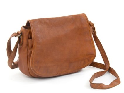 Gianni Conti trendy dámská kožená crossbody koňaková