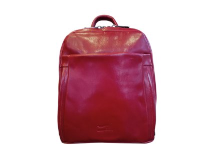 Dámský kožený batoh Marta Ponti červený