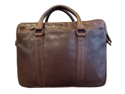 Lagen pánská business kožená taška hnědá
