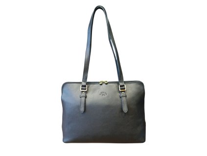 KATANA dámská kožená kabelka černá