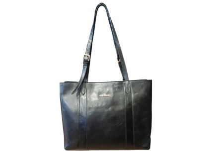 Marta Ponti kožená dámská kabelka černá