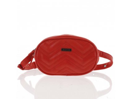 72796 mala damska crossbody kabelka ledvinka cervena beagles tima