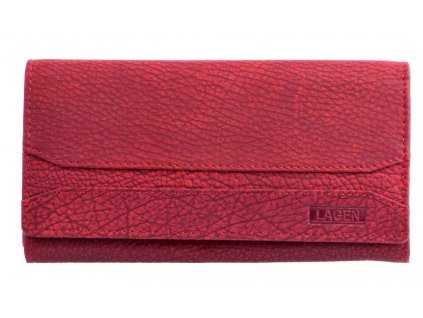 Lagen kožená peněženka červená