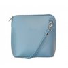 Vera Pelle kožená malá crossbody světle modrá