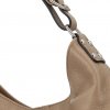 Vera Pelle kožená kabelka tmavě béžová