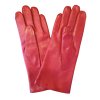 Kožené dámské hladké rukavice Junek červené