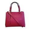 Vera Pelle dámská střední kožená kabelka červená
