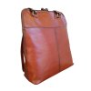 KATANA dámský kožený kabelko-batoh koňakový