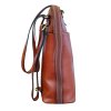 KATANA dámský kožený kabelko-batoh koňakový