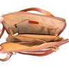 KATANA dámský kožený kabelko-batoh koňakový