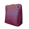 Vera Pelle kožená malá dámská crossbody vínová