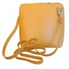 Vera Pelle kožená malá dámská crossbody hořčicová