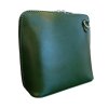 Vera Pelle kožená malá dámská crossbody tmavě zelená