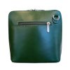 Vera Pelle kožená malá dámská crossbody tmavě zelená