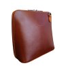 Vera Pelle kožená malá dámská crossbody koňaková