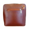 Vera Pelle kožená malá dámská crossbody koňaková