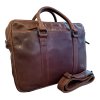 Lagen pánská business kožená taška hnědá
