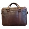Lagen pánská business kožená taška hnědá