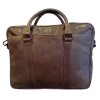 Lagen pánská business kožená taška hnědá