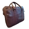 Lagen pánská business kožená taška hnědá