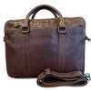 Lagen pánská business kožená taška hnědá