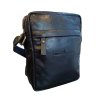 Green Wood kožená pánská crossbody černá