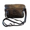 Gianni Conti malá dámská kožená crossbody černá