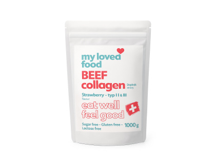 Beef Collagen 1000 g Strawberry