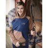 Dámská mikina hoodie NAVY/BEIGE LUX
