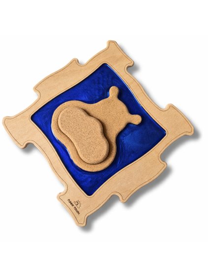 Dřevěná puzzle s hrochem