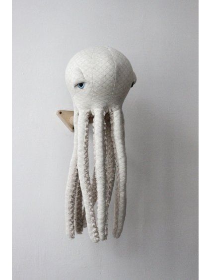 Small Albino Octopus BigStuffed 02