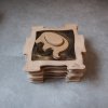 Dřevěné senzomotorické puzzle Výlet do ZOO - 5 ks