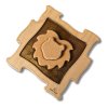 Dřevěné senzomotorické puzzle Lev - 1 ks
