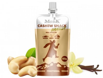 Monk Cashew Snack Vanilla, organic nut butter Delicious snacks from MONK Nutrition