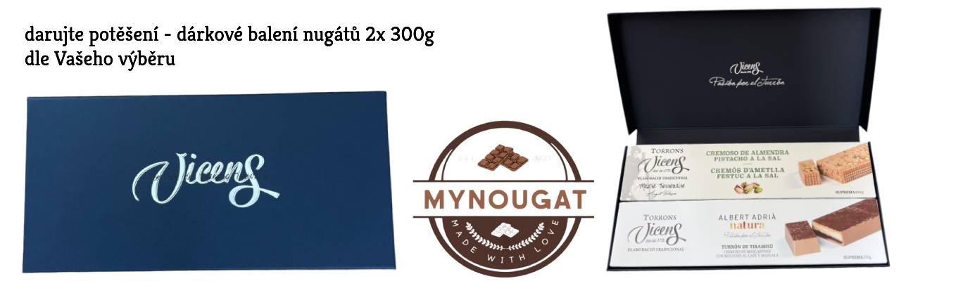 dárkové balení nugátů 2x300g