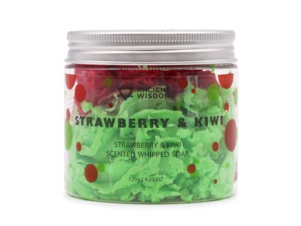 Šľahané Mydlo - Jahoda a Kivi 120g