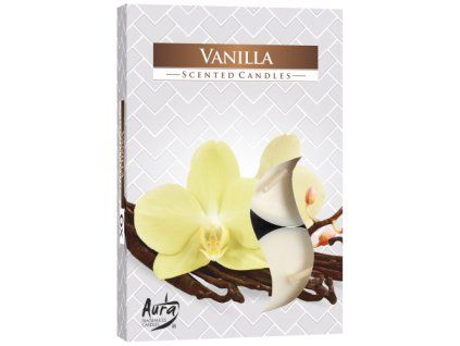 Set 6 Čajových Sviečok - Vanilka