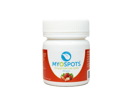 Myospots Tongue Exercise Spots Strawberry Flavour front