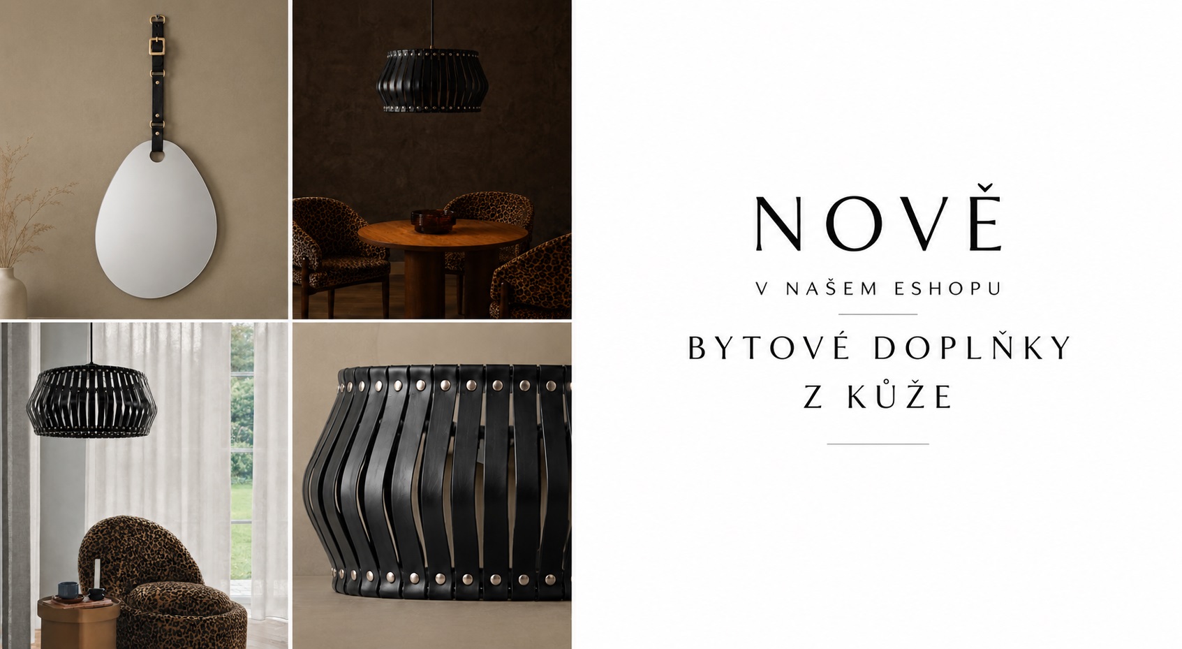 Ruční výroba bytových doplňků z pravé kůže