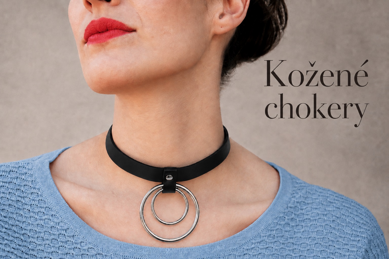 Kožené chokery
