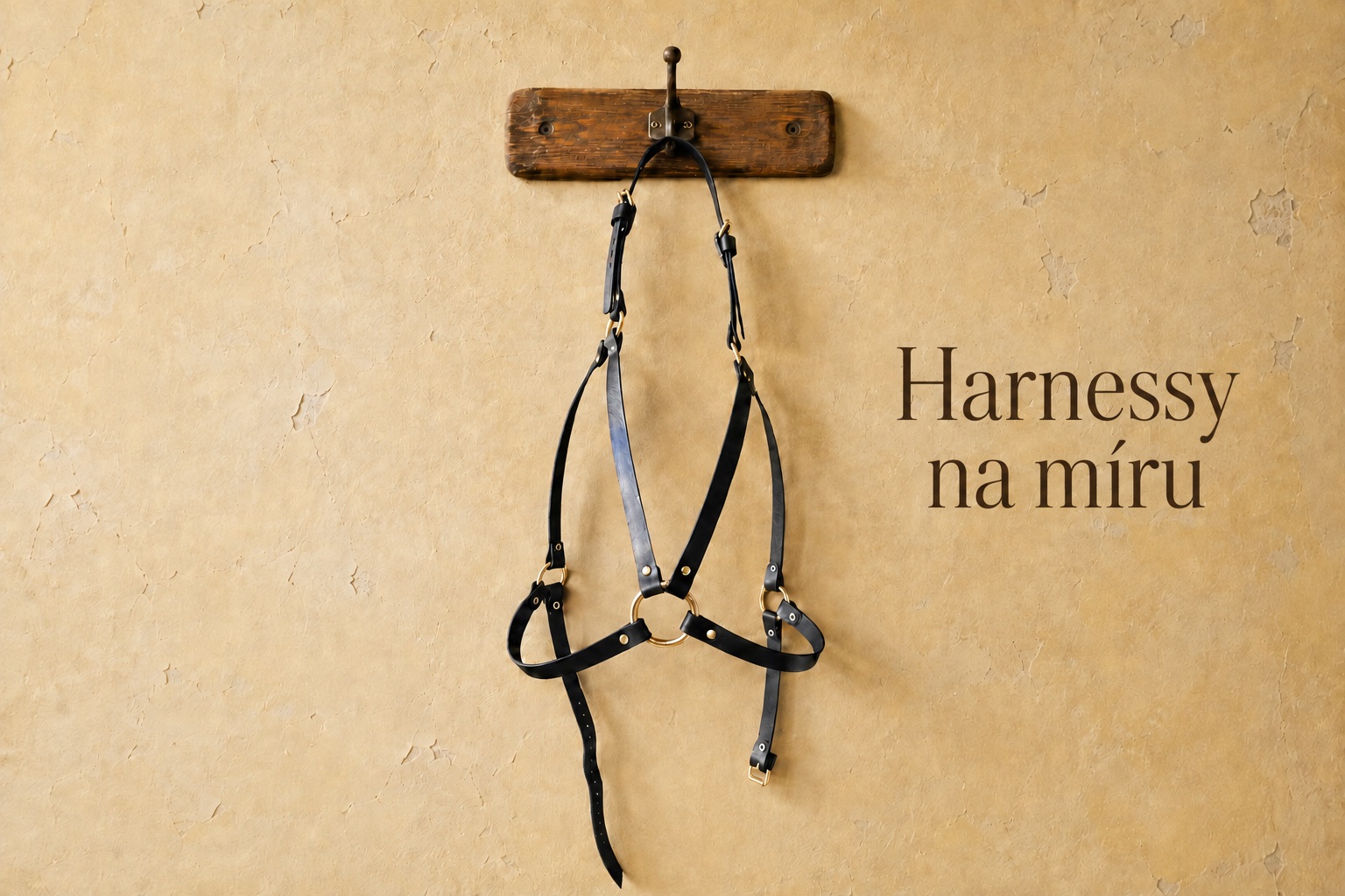 Kožený Harness hand made