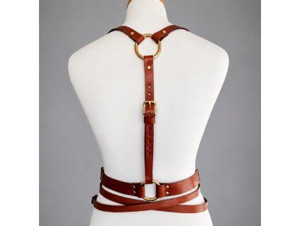 EMILIE Harness, kožený postroj, Bodypiece Harness