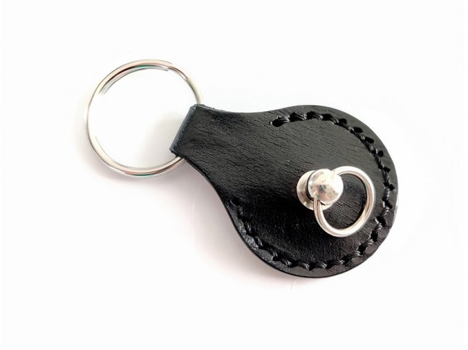 Kožená klíčenka bondage, ručně šitá