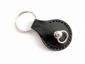 Kožená klíčenka bondage, ručně šitá