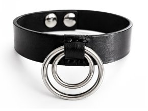 Kožený náramek Double Ring