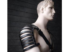 Pánský kožený harness – Armored Shoulder