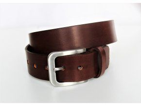 Kožený opasek 4 cm